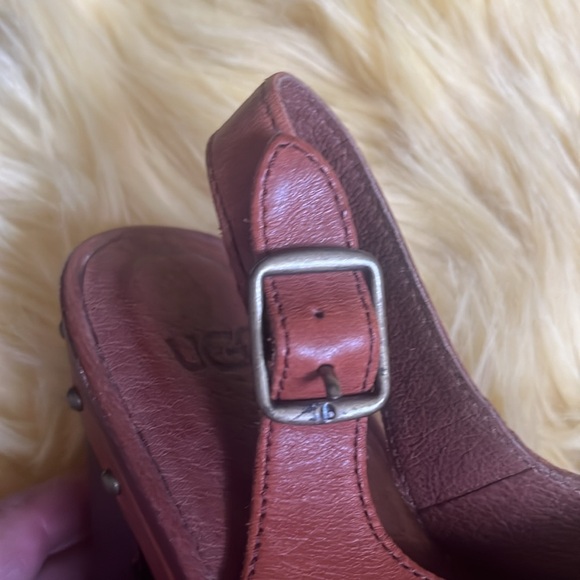 UGG NICCO studded platform leather & cowhide heels - Picture 5 of 9